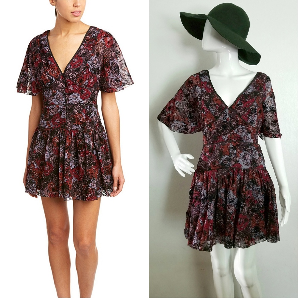 $148 NWT S Free People Mini Top Party Dress